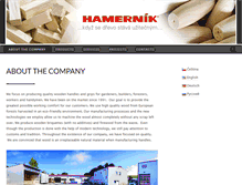 Tablet Screenshot of hamernik-cz.eu